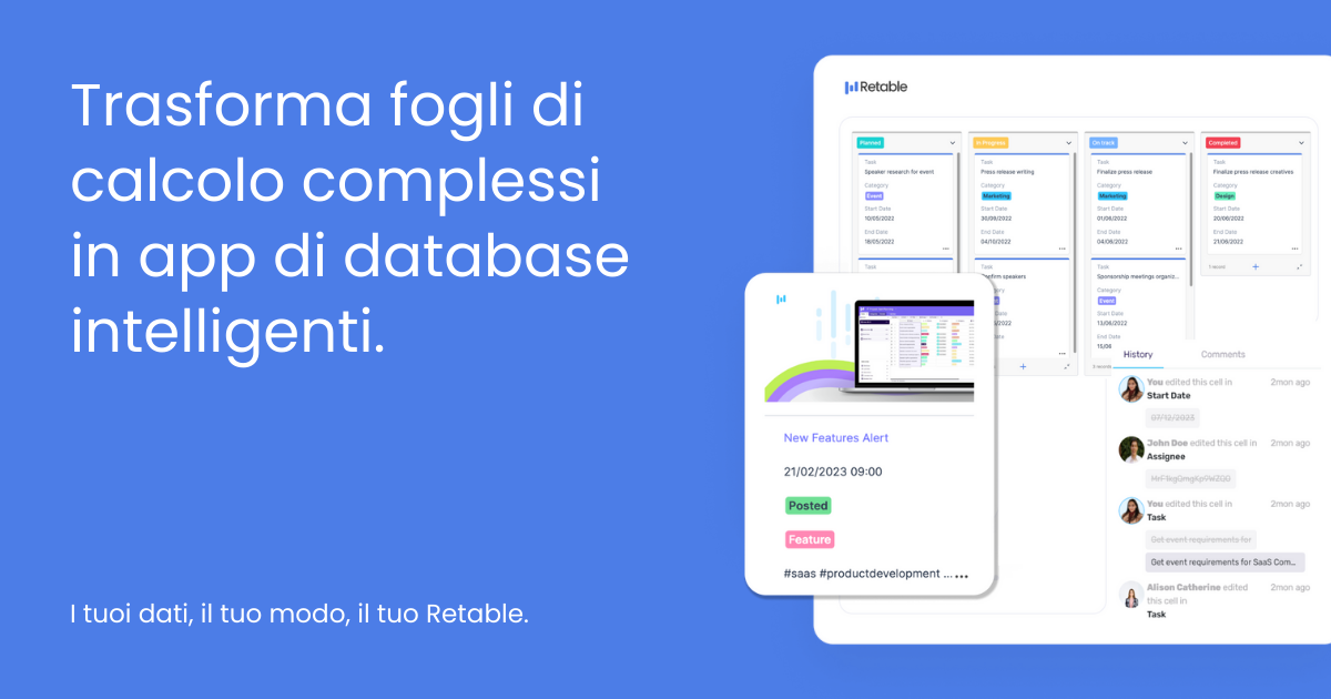 Crea Fogli di Calcolo Gratuiti - Il miglior foglio di calcolo